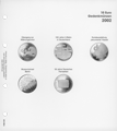 Vordruckblätter für 10 EURO Gedenkmünzen Deutschland